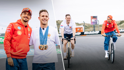 An Olympic ride: Leclerc and Lavreysen chat F1, cycling and gold medals