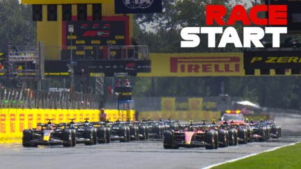 2023 Italian Grand Prix: Pole-sitter Sainz holds the lead from Verstappen on the race start at Monza